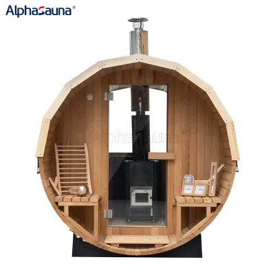Wood Sauna Outdoor Barrel Sauna With Window