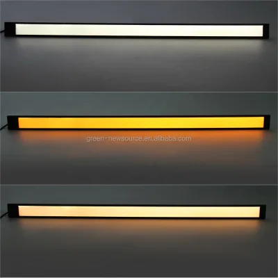 DC12V 260mm Induction Lamps Cabinet 5000K Daylight Aluminum+PC Wall-Mounted Dimmable Cabinet Kitchen/Reading/RV/Trailer Use