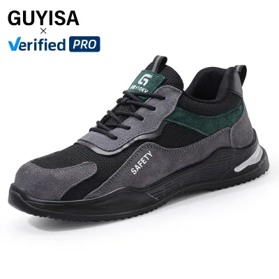 GUYISA Sports Series Insulation 10kv Safety Shoes European Standard Steel Toe Safety Shoes for Men