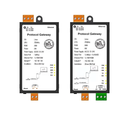Milesgo BTL Certified DIN Rail M-Bus IoT Gateway 2/4 Wire Energy Meter Collector Modbus to BACnet IP MQTT Converter