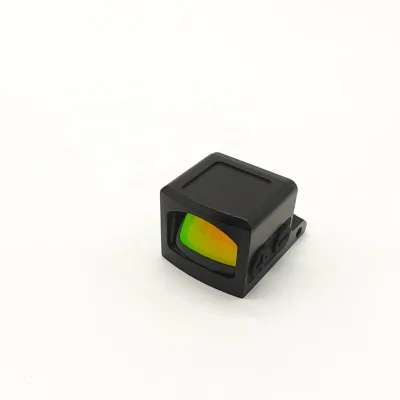 Compact Aluminum Red/Green Dot Reflex Sight Scope Accessory with Adjustable Brightness