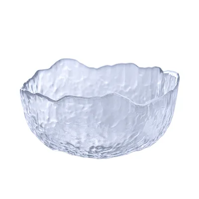 Hot Selling Handmade Customized Bowls with Colorful Design Glass Charger Plate for Party Use