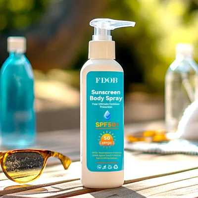 SPF50+ Body Sunscreen Spray with Cooling Menthol for Instant Refreshment