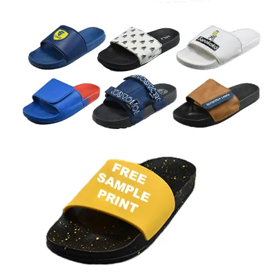 Custom Print Sport Sandals Branded Summer Lightweight Waterproof Breathable Cushioning Winter Custom Logo Massage Arch Support
