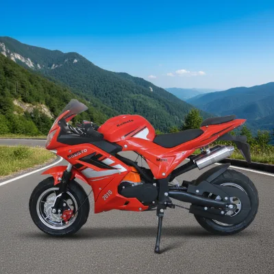 HY Factory New Model Super Pocket Bike 60cc High Performance 4 Stroke Air-Cooled E-Start 2.0L Tank 40-60km/h Max Speed