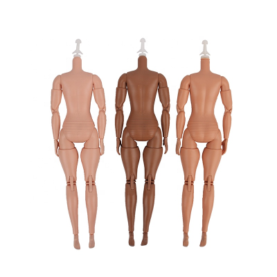 21 moveable jointed vinyl nake doll female doll nude body move doll, full body gril dolls, doll DIY interactive dolls