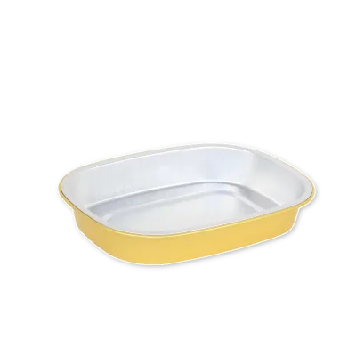 700ML Disposable Aluminum Foil Pie Crust Shield Black Gold Color Adjustable Baking Pan Customizable Oven Safe Food Grade Round