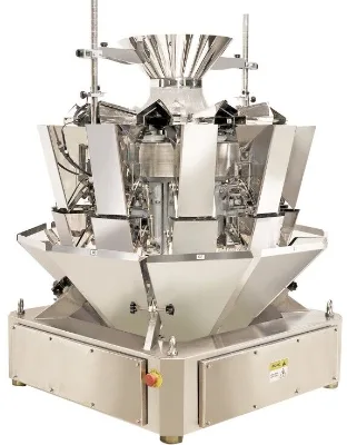 Automatic 10 Head Multihead Weigher Food Grade Chocolate Dates Pepper Packing Machine with Sealing Function