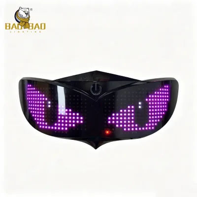 BB3156 Devil Eye LED Warning Lamp APP Control 5V Smart Car Motorcycle Decorative Light Projector Lens Atmosphere Factory Direct