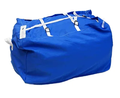 Heavy Duty Commercial Linen Laundry Bag for Trolley Reinforced Webbing Straps Polyester Industrial Wash Bag for Hotel & Hospital