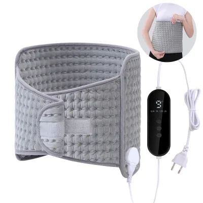 Women's Washable Reusable Quilted Waist Heating Pad Winter Electric Warm Belt Microwave Heating Feature Small Plush Cotton Pad
