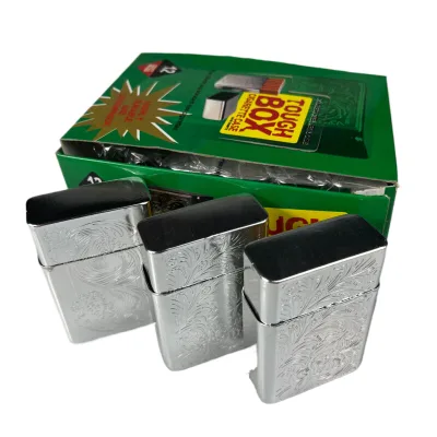Wholesale Aluminum Cigarette case 20 Pieces Metal Cigarette case Flip Portable Extended Cigarette case