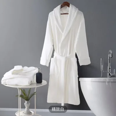 Luxury Hotel Cotton Bathrobe Absorbent Quick Dry Couple Style Four Seasons Bathrobes
