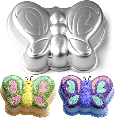 Butterfly Cake Pan, Carbon Steel 3D Decorating Cake Pan,Wedding Christmas Birthday Cake Baking Pan