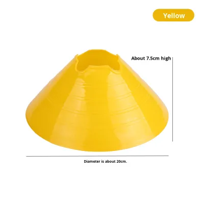 20x7.5cm Hight Medium Plum Blossom Hole Soccer Cones Football Training Marker Cones Agility Training Equipment