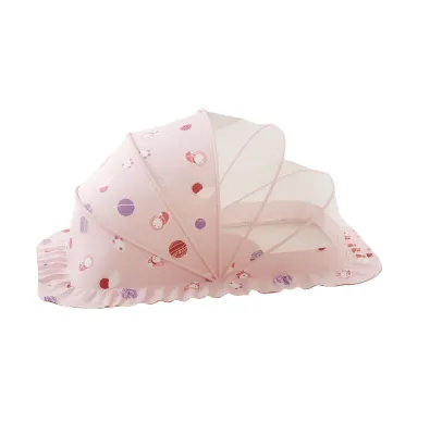Modern Baby Mosquito Net Baby Full Cover Yurt Tent Foldable Universal Cot Crib Tent for Newborn Babies for Summer Children