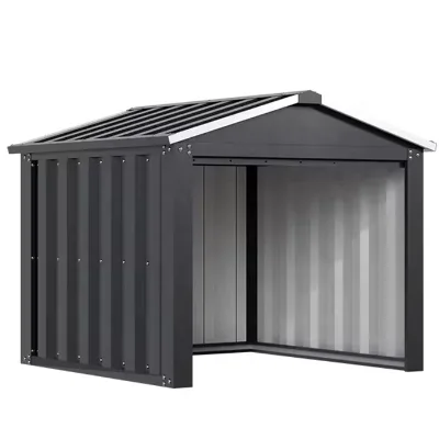 Garden Field Mower Storage Tool Shed Galvanised Steel Outdoor Metal Sun Room Pet Dog House Storage Space