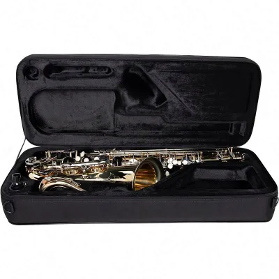 BSCI Factory Baritone Saxophone Soft Case Waterproof and Moisture-proof Oxford Graffiti Pattern Black