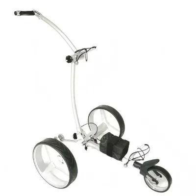 Remote-Controlled Foldable Aluminium Electric Golf Trolley with Follow Mode Equipped with Lithium Battery Golf Cart