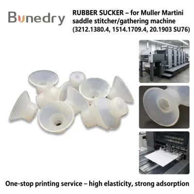 Rubber Sucker Silicone Rubber Suction Cup Saddle Stitcher Feeder Parts for Muller Martini 3212.1380.4 1514.1709.4 20.1903 SU 76