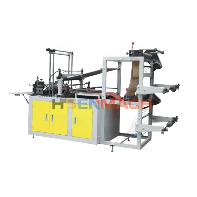 High Speed T-shirt Shopping Flat Carry Plastic Shopper Cold Cutting Bag Making Machine Price