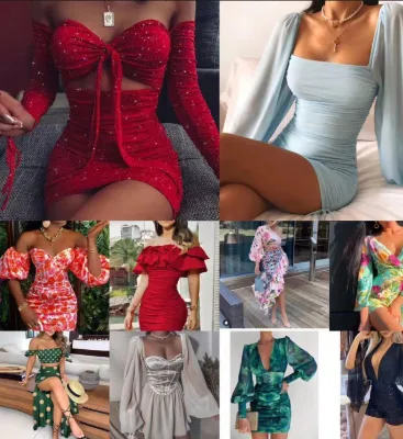 Factory Direct Sales Summer Used Dress Digital Printing Fashion Dress Plus Size Casual Women's Dress