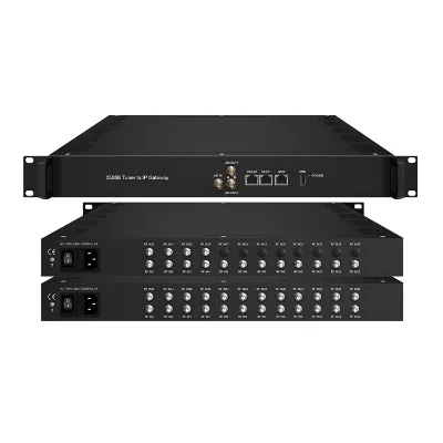 8/16/24Way Tuner to IP Gateway 3508B FTA DVB-S/S2/isdb-t/ATSC