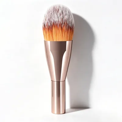 High-quality Single-ended Short-handled Standing Foundation Brush Mask Brush Contour Brush Wooden Handle Makeup Brush