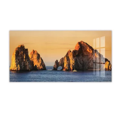 Elephant Trunk Hill Canvas Art Painting With Lacquer for Home and Office Wall Decorative