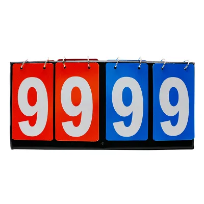 Factory Direct Portable Folded Four-digital Tennis Scoreboard Promotion High Quality Sport Competition Score Board