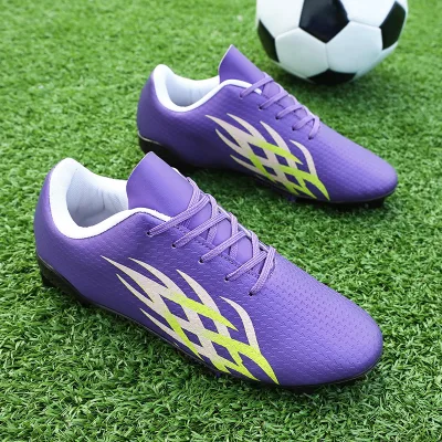 Factory Outlet Football Training Sport Shoes Comfortable Breathable Outdoor Running Sneakers