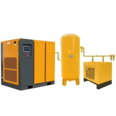Low Pressure Industrial Electric Oil Free Small Silent Air Compressor Screw Type