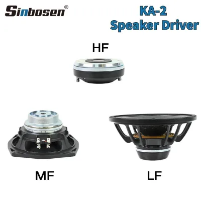 LF: 2X12" MF: 4X6.5" HF: 2X3" Neodymium Magnet Driver for KA-2 Line Array Speaker