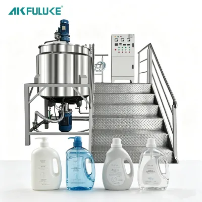 Stainless Steel Agitator Homogenizer Mixer with Motor and Gearbox for Industrial Chemical Liquid and Cosmetic Mixing