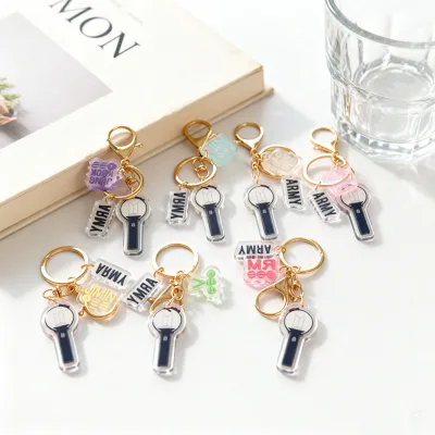 2026Supporter Light New Acrylic Keychain Set of Three Key Accessories