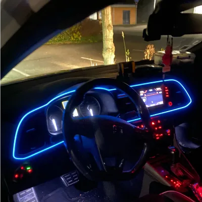 Wholesale LED Ambient Decorative Lighting Car Interiors Manufacturers' Automotive EL Cold Light Retrofits Auto Atmosphere Lights