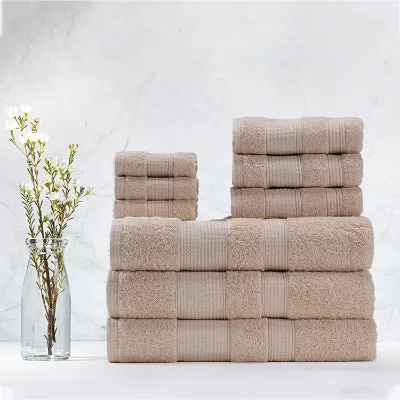 Premium White Hotel Towels - Quick Dry & Highly Absorbent 100% Cotton, Ultra Soft, Custom Logo Wholesale