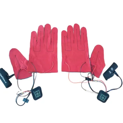 Factory Customizable 3.7V 7.4V 12V Ultra-Thin Carbon Fiber Heating Pads Elements for Heated Gloves 3 Level Controller