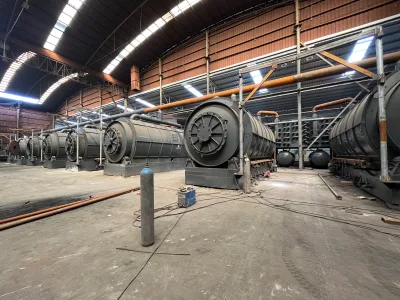 Large Capacity Waste Plastic Pyrolysis Machine With Wax Remove System
