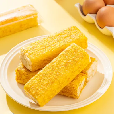 Egg Skin Sachima 225g Pouch Healthy Grain Snack Convenient Nutritious Breakfast Chinese Snack Dessert Egg Sachima