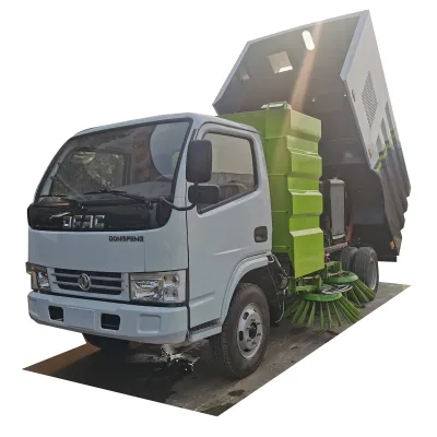 Durable New Road Sweeper Automatic Dumping Floor Sweeper Truck Hot Selling