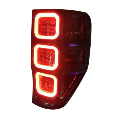 Automobile Modification Tail Lamp Cover With Led Light for Ranger 2012-2019 T7 T8 T6 Tail Lamp Cover With Led