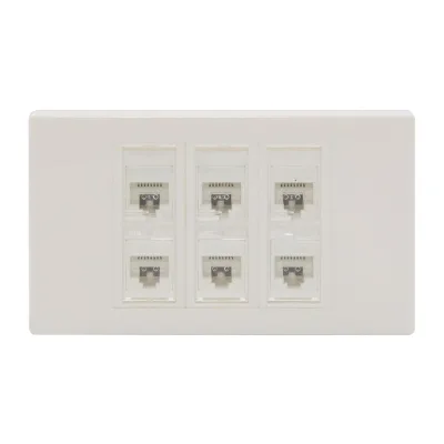 120 Type US Wall Faceplate 120X70MM RJ45 SOCKET