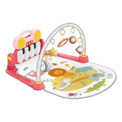 Large Baby Play Activity Gym Carpet Funny Tummy Time Mat Piano Play Mat Babies With Music and Light Tapete Para Bebes
