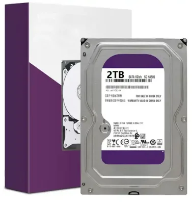 Monitoring Internal Hard Drive 2TB WD Purple SATA