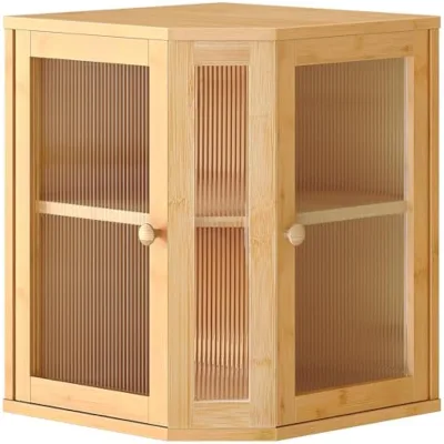 Simple Design High Quality Bamboo Bread Storage Box Bread Box for Breakfast Area