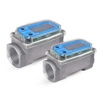 Diesel Flow Meter Pulse Diesel Counter 4-digit Flow Meter