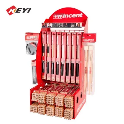 Service Custom Sports Equipment Baseball Bat Display Stand Sports Shop Point of Sale Metal Baseball Bat Advertising Display Rack