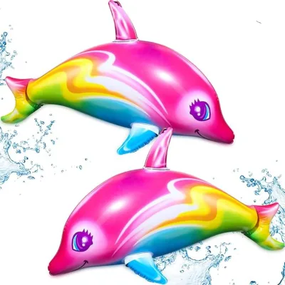 Hot Wholesale CE Standard Eco Friendly PVC Inflatable Dolphin for the Beach and Holidays