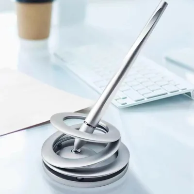 New Design High-Tech Luxury Holiday Gift Magnetic Levitating Pen Neutral Pen Relieve Stress Magnetic Levitating Stand Pen